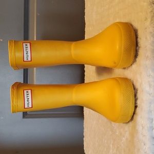 Yellow Toddler size 10 Hunter Rain Boots